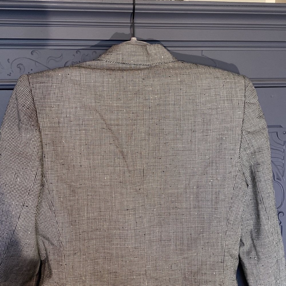 Kasper for A.S.L Patterned Jacket With Shoulder Pads - Picture 8 of 12